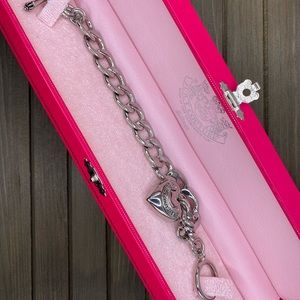 Original in box SILVER Juicy Couture Charm Bracelet